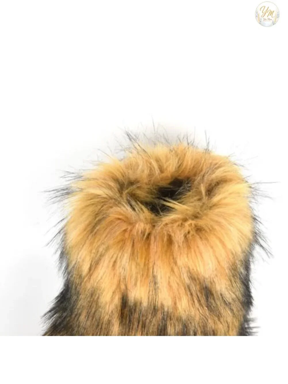 Faux Fur Furry Snow Boots for Women Mid-Calf Warm Winter Booties Comfy New